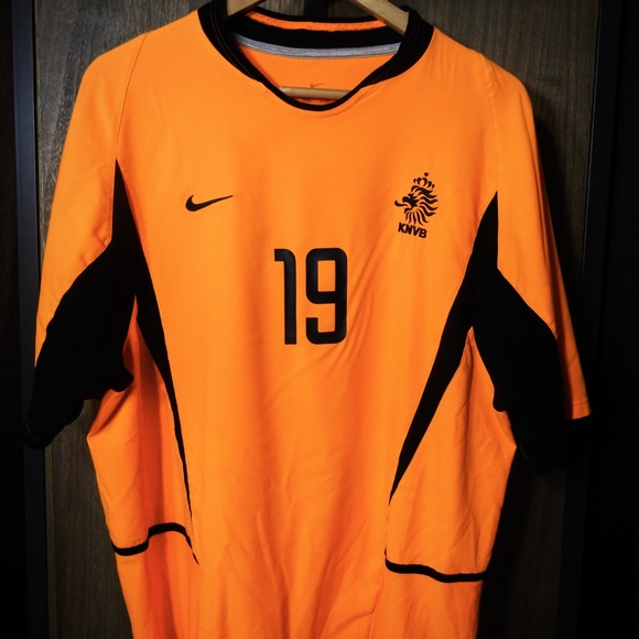 Netherlands 2002/2004 Home Jersey – Robben #19 – Size XL – Orange Nike Shirt - Picture 3 of 14